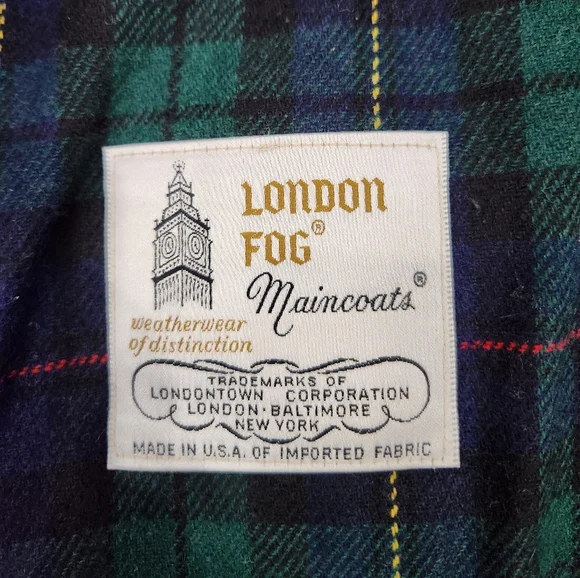 Vintage London For Women's trench coat, size 18 tall in military green. - Picture 7 of 9